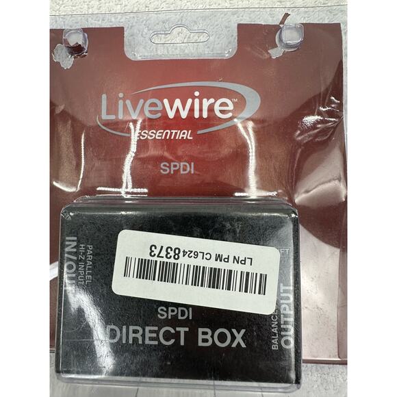 Livewire SPDI Passive Direct Box With Attenuation Pad Open Box - Picture 6 of 6